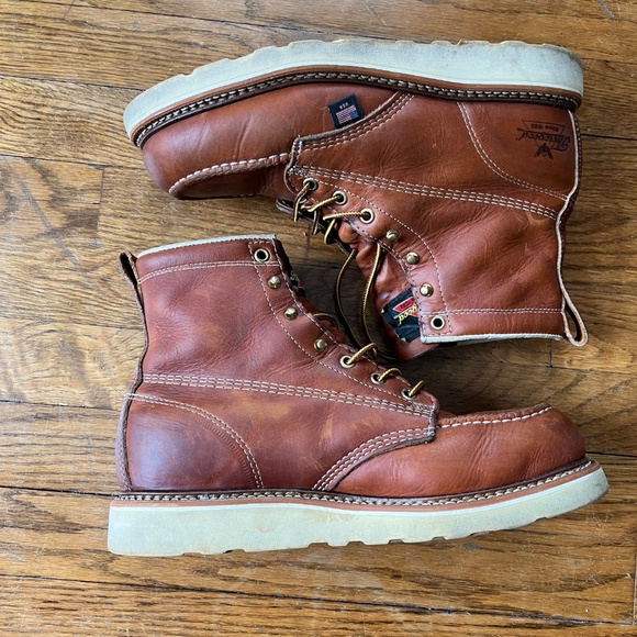 Thorogood AMERICAN HERITAGE – 6″ TOBACCO SAFETY TOE – MOC TOE MAXWEAR WEDGE™ - Picture 4 of 8